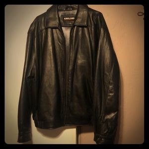 Kirkland Signature Vintage Insulated Leather Jacks